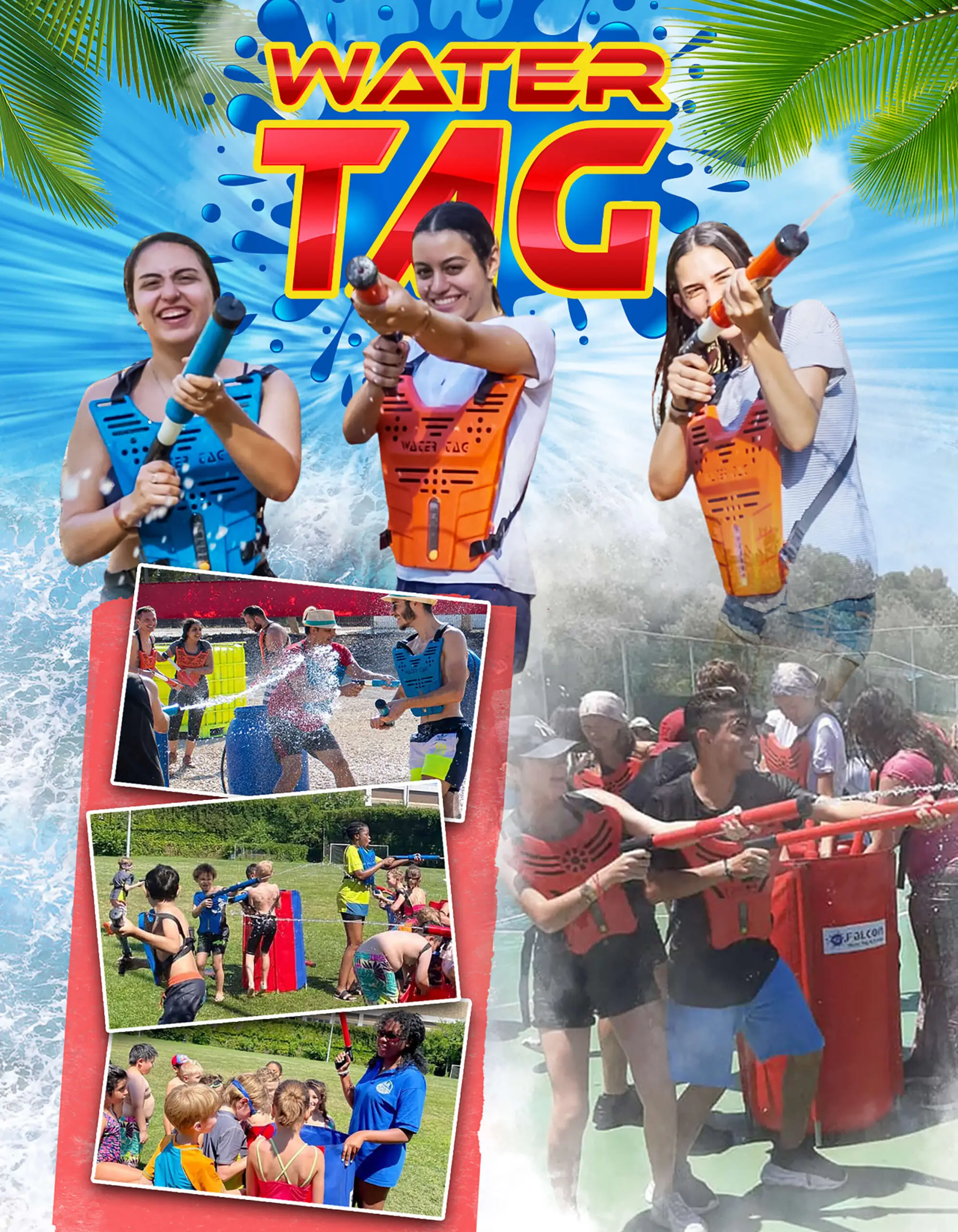Water Tag interactive inflatable game rental for Schaumburg IL outdoor events and community gatherings across 60173, 60194, and 60195