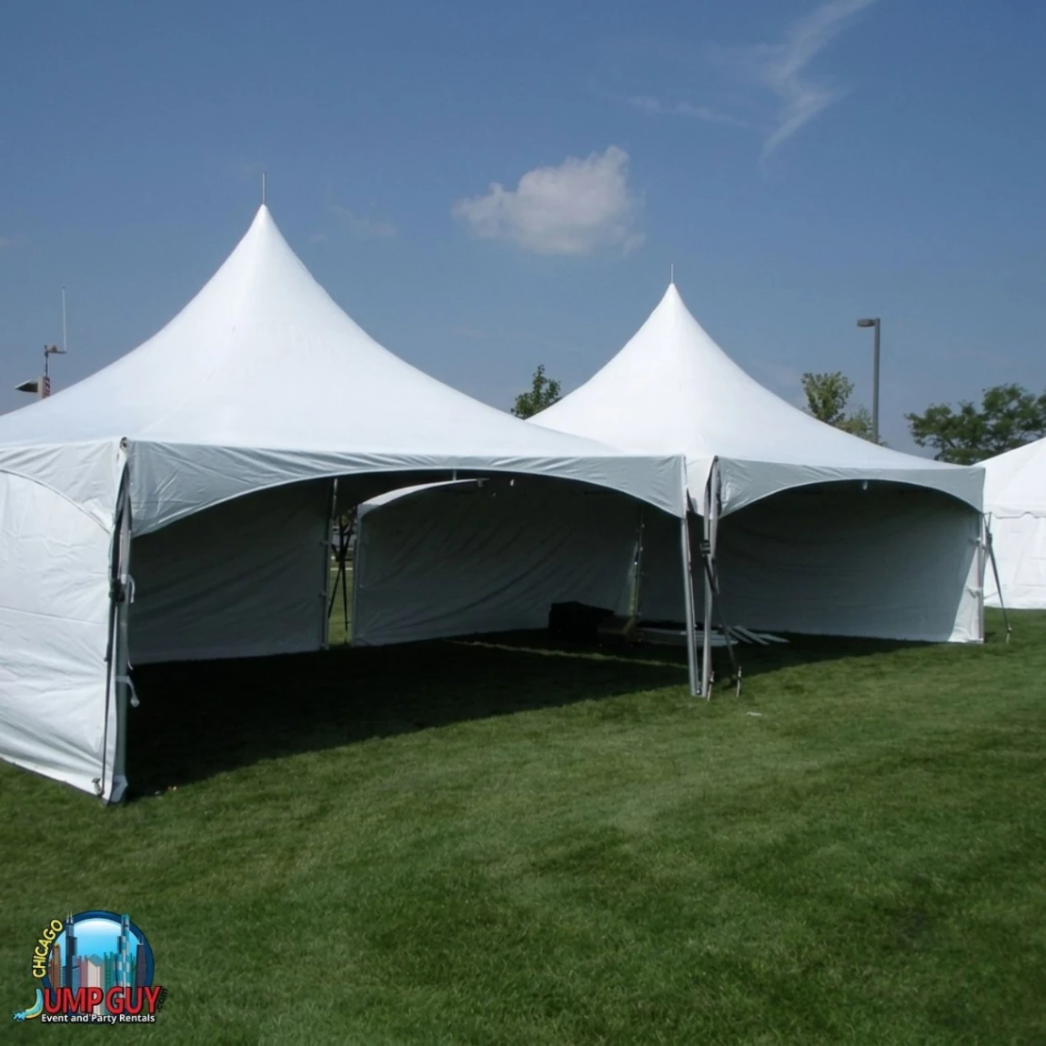 High Peak Frame Tent rental in Schaumburg, IL (60194/60173/60195) by Jump Guy Party Rentals
