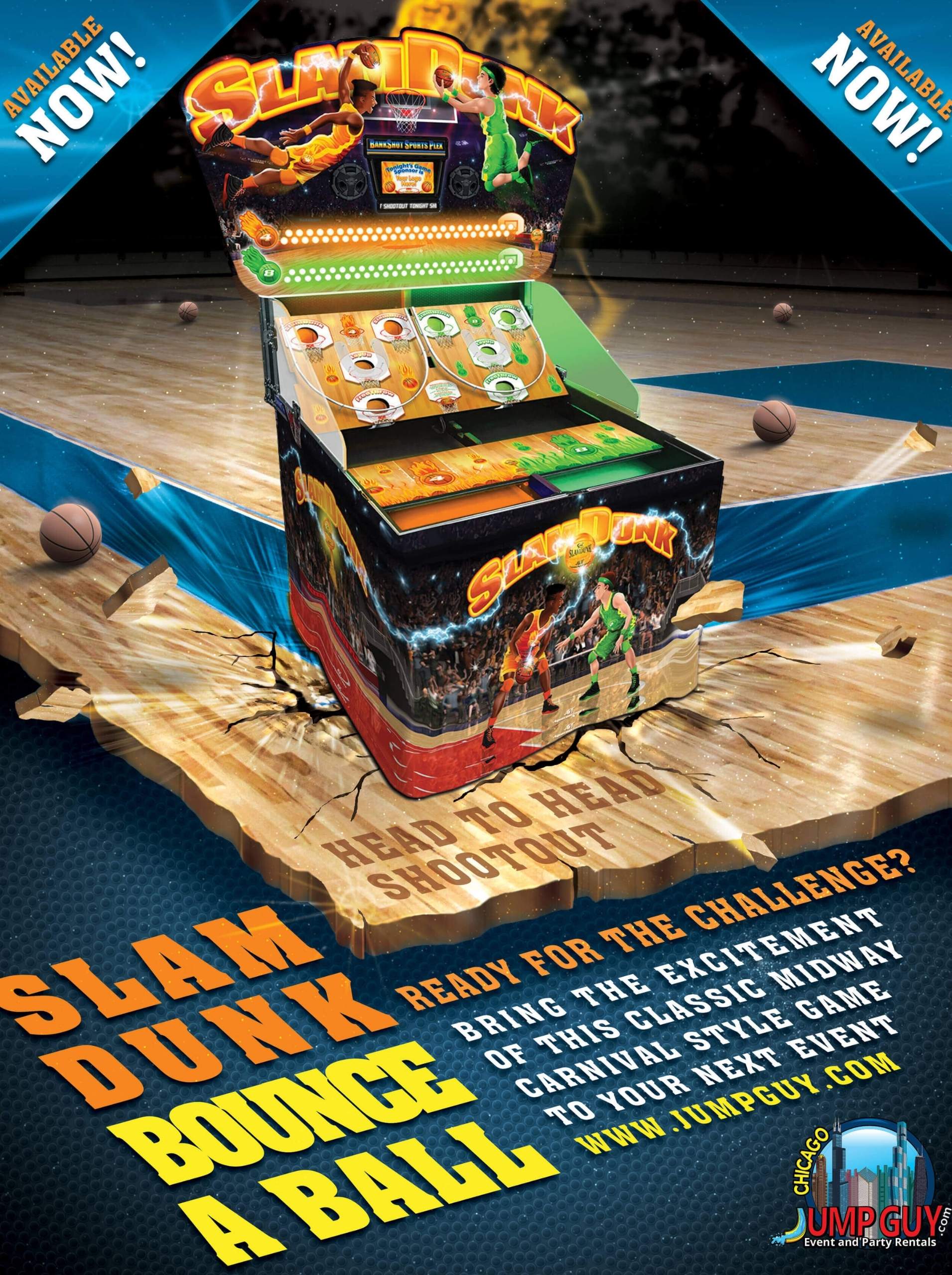 Slam Dunk Bounce A Ball Interactive rental in Schaumburg, IL (60194/60173/60195) by Jump Guy Party Rentals